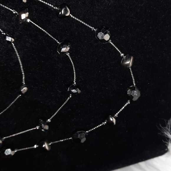 Gorgeous faceted stone beaded multistrand necklace - Picture 12 of 12